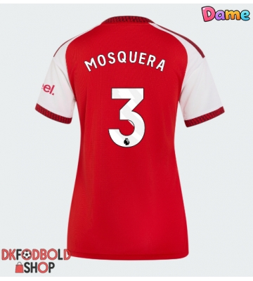 Arsenal Cristhian Mosquera #3 Hjemmebanetrøje Dame 2026-27 Kort ærmer Arsenal Cristhian Mosquera #3 Hjemmebanetrøje Dame 2026-27 Kort ærmer